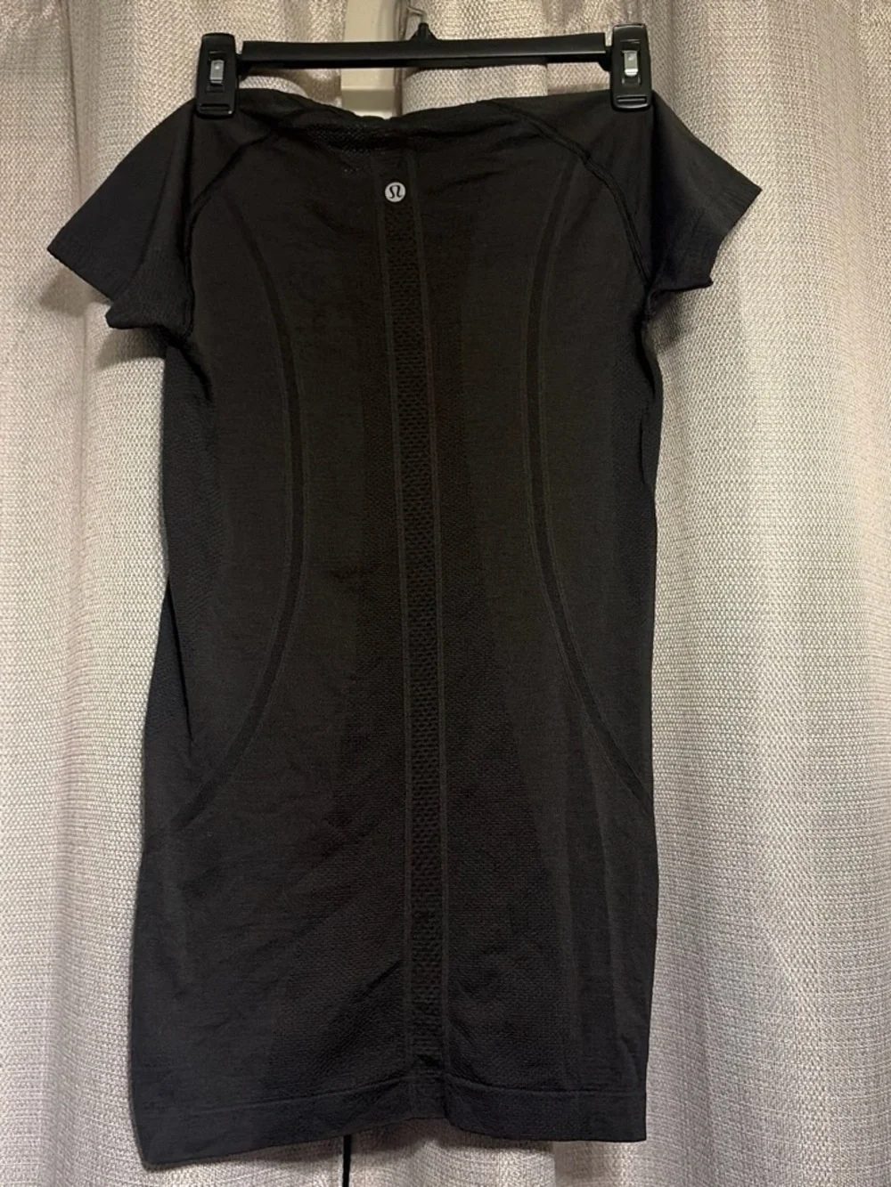 lululemon athletica Black Short Sleeve Performance Dress